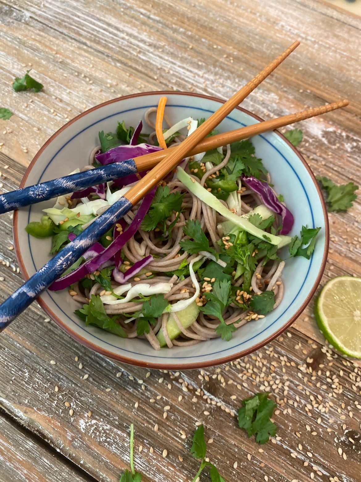 Soba Noodles Salad ⋆ Veggie Feast